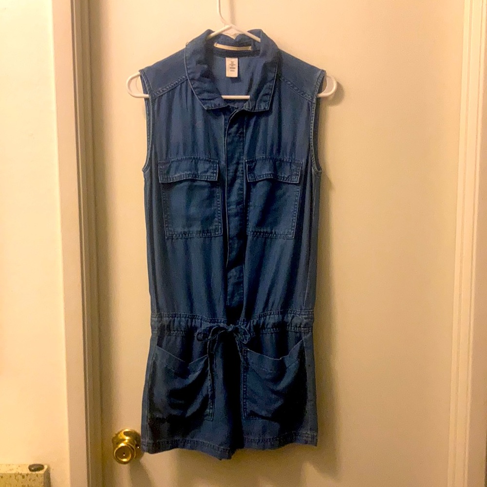 Never worn denim romper from H&M